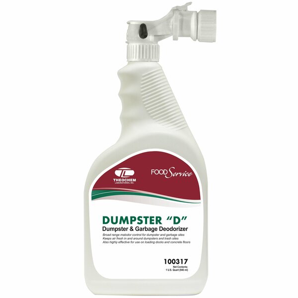 Theochem DUMPSTER D - 6/32 OZ CASE, Dumpster & Garbage Deodorizer, 6PK 100317-99990-4Q